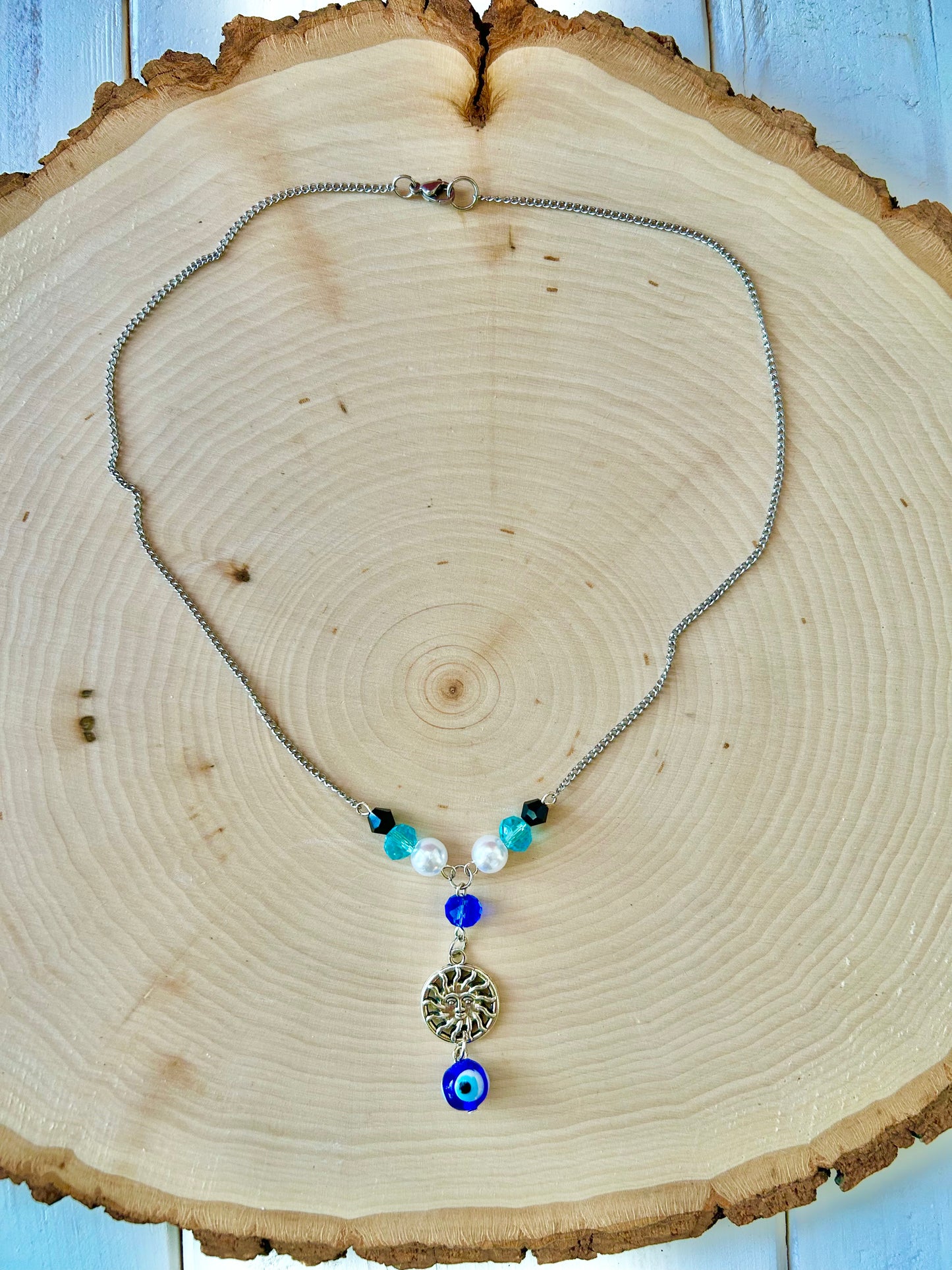 Evil eye sun ๐งฟ๐ necklace